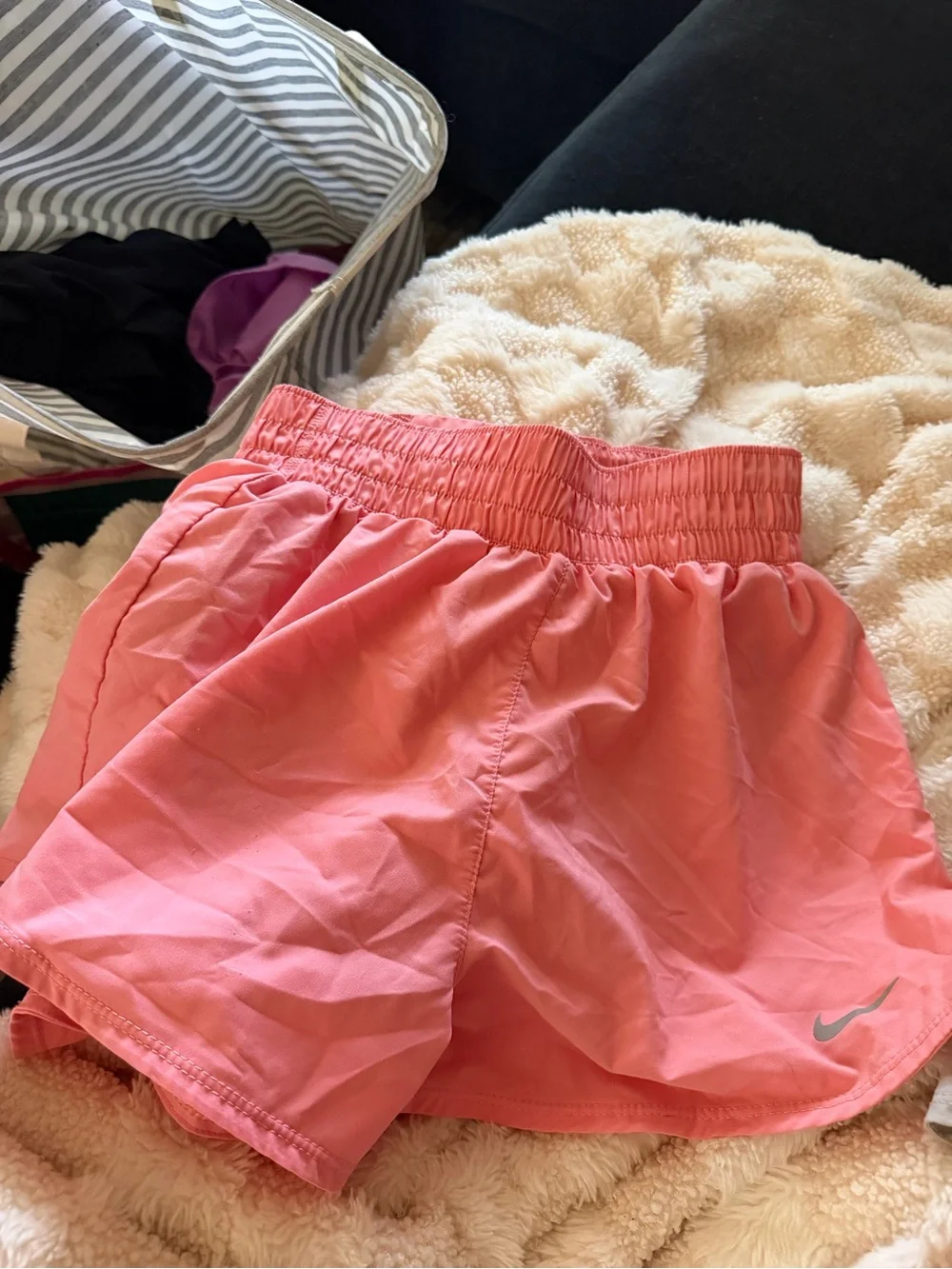 Nike Women’s Coral Pink Athletic Shorts